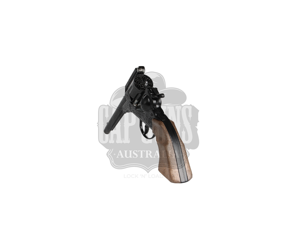Gonher - Cowboy Colt Revolver 1851 - 8-Shot - Diecast Metal - Brown/Black with Box