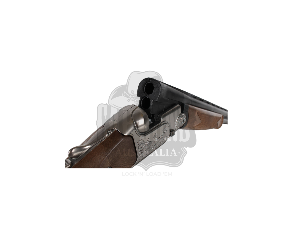Gonher - Winchester Superimposed 1+1 Shotgun - Plastic & Metal - 85 cm - Brown/Black with Box and 3-Shells included