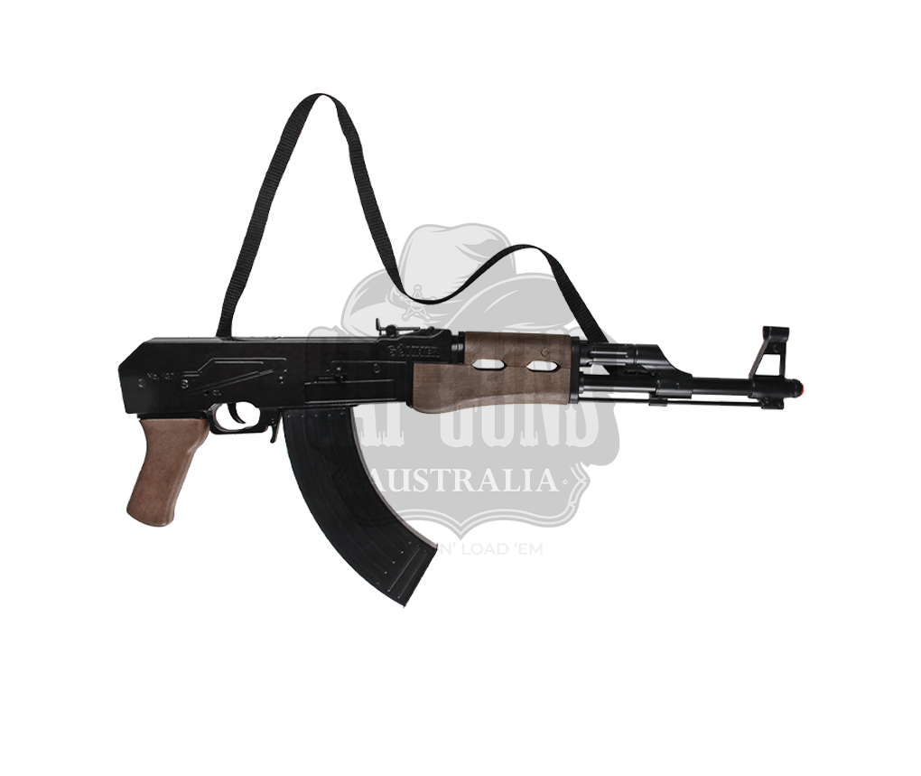 Gonher - Assault Rifle 8 Shots, Black, Carton Expositor
