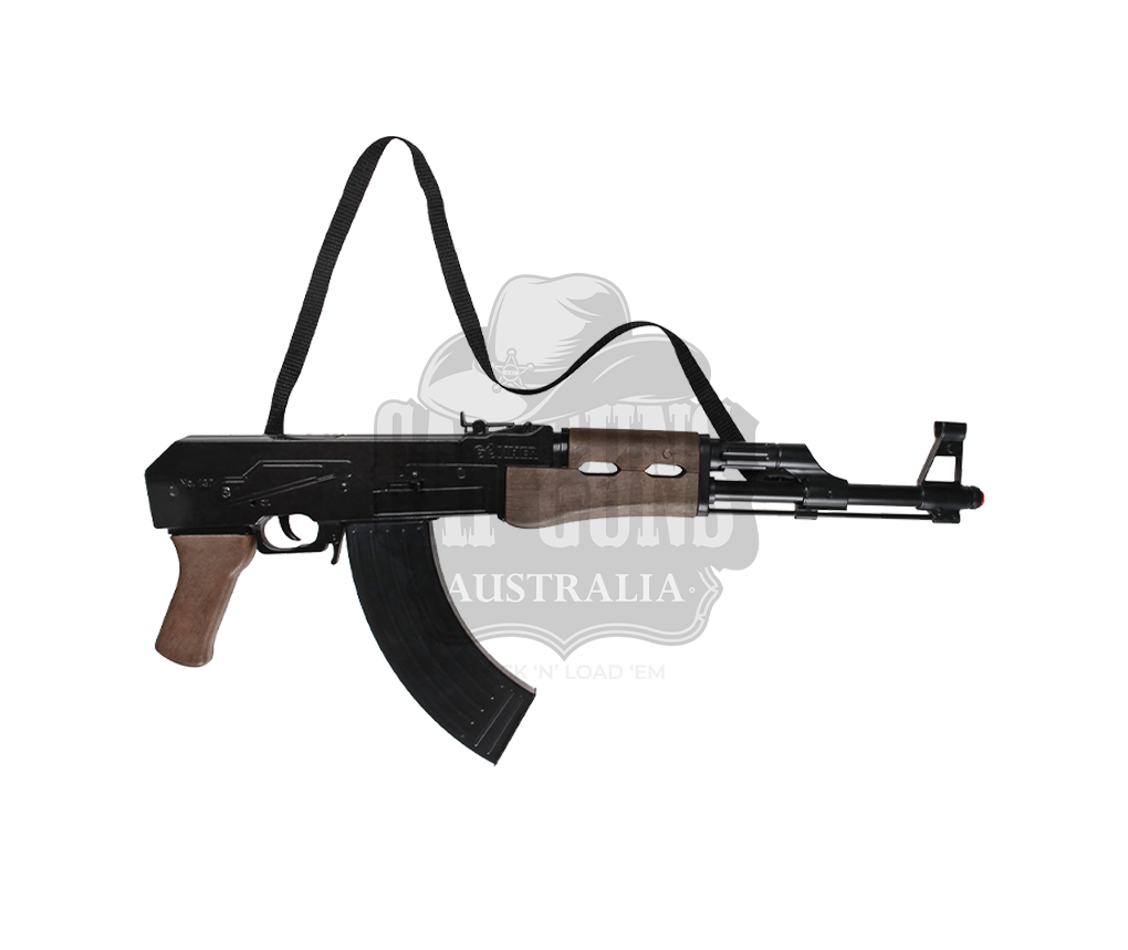 Gonher - Assault Rifle 8 Shots, Black, Carton Expositor
