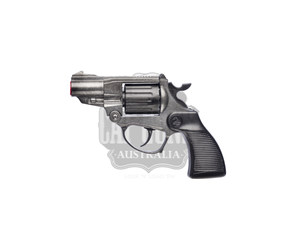 Villa Giocattoli S.R.L - Police Revolver - Falcon Gun Old Metal - 12-shot with Box