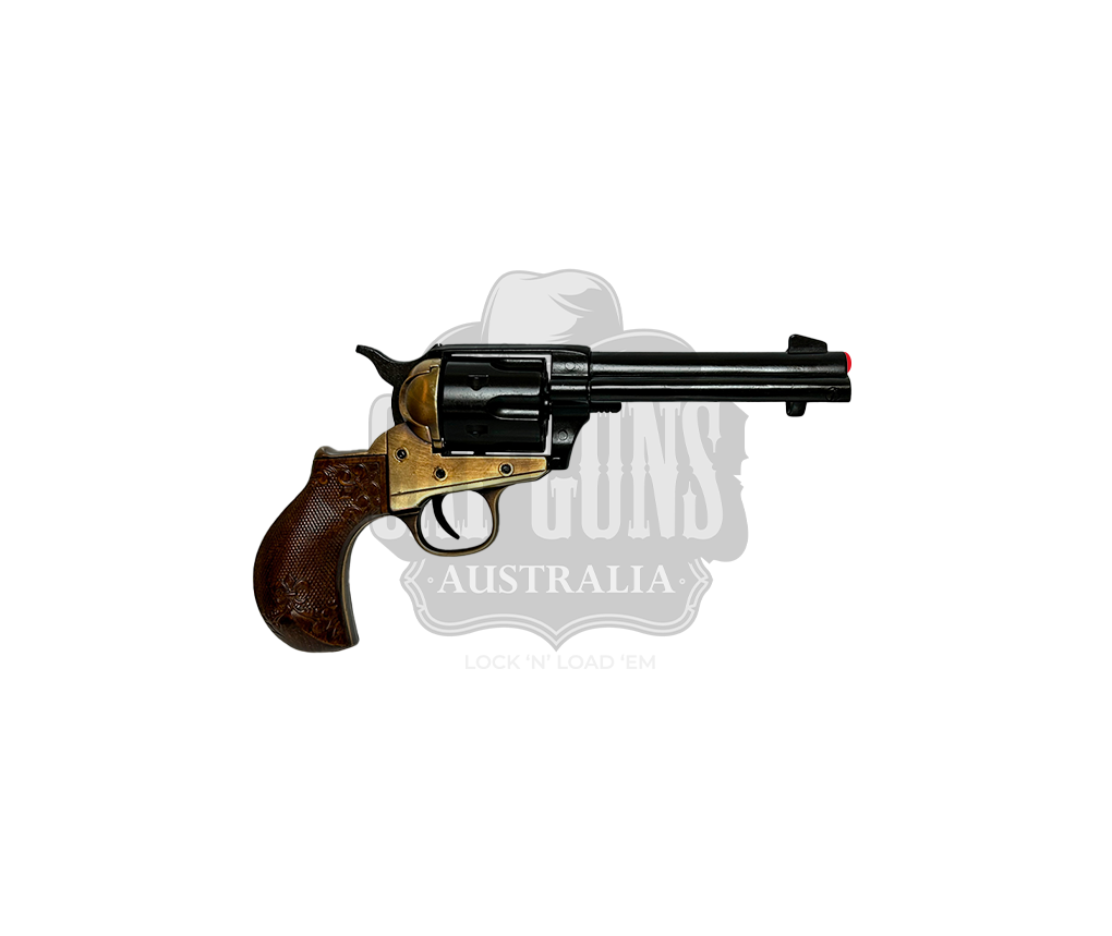 Kolser - Revolver Thunderer Replica - Engraved Imitation Black/ Brass