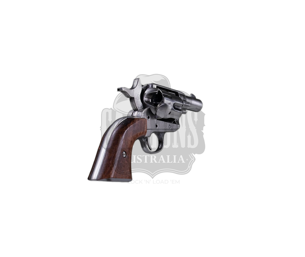 Kolser - Snub Nose Pistol - Wood/Nickel - 19 cm