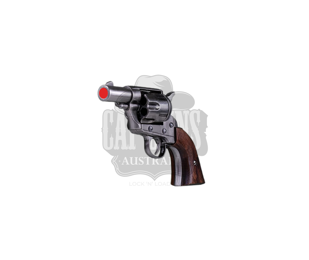 Kolser - Snub Nose Pistol - Wood/Nickel - 19 cm