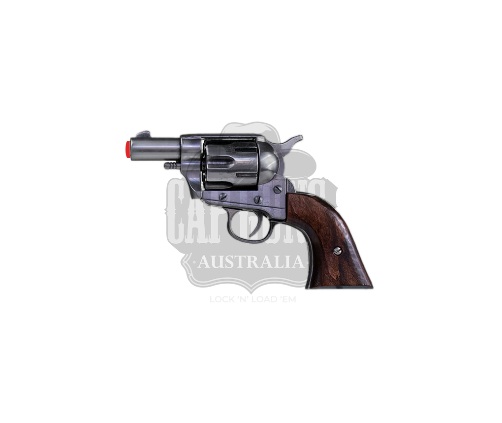 Kolser - Snub Nose Pistol - Wood/Nickel - 19 cm