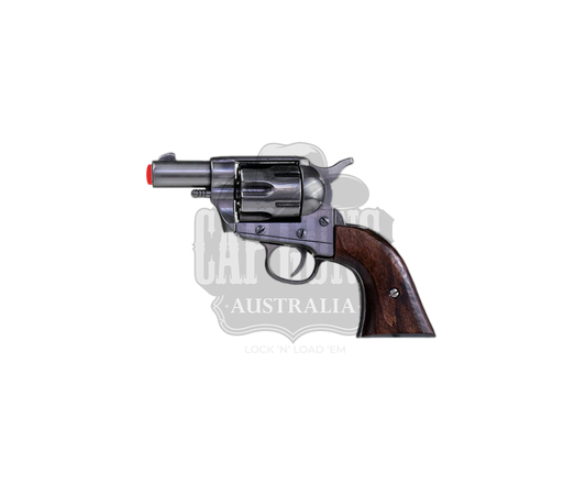 Kolser - Snub Nose Pistol - Wood/Nickel - 19 cm