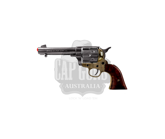 Kolser - Revolver Colt 45 4.75 in Pistol - Fast Draw - Wood/Brass & Nickel