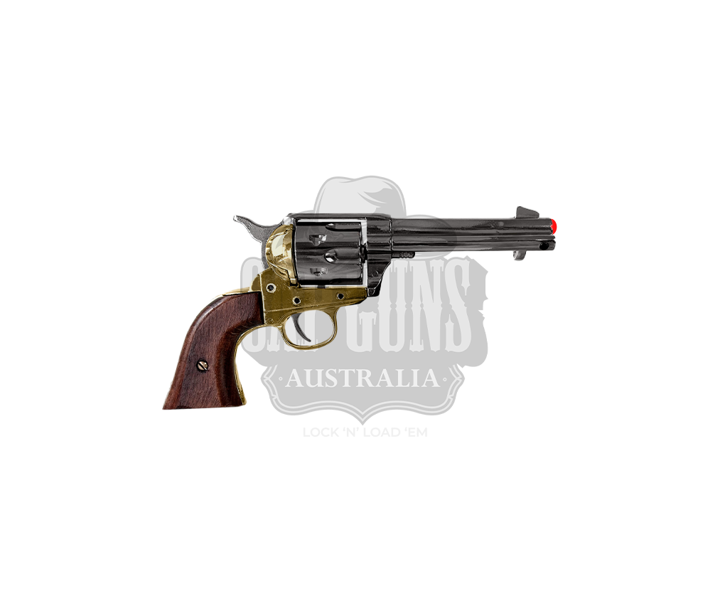 Kolser - Revolver Colt 45 4.75 in Pistol - Fast Draw - Wood/Brass & Nickel