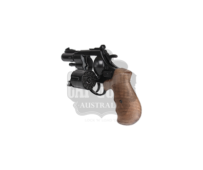 Gonher - Police Python 2" Colt Revolver - 12-Shot - Diecast Metal - Brown/Black with Box