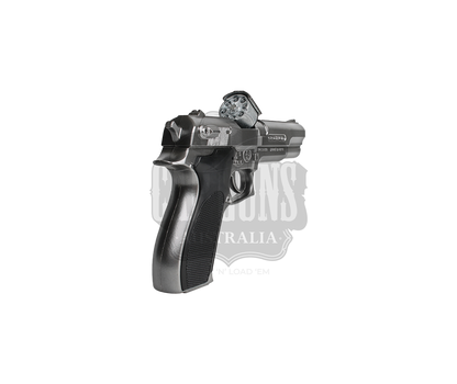 Gonher - Police Pistol Colt M1911 - 8-Shots - Diecast Metal - Black/Gray with Box