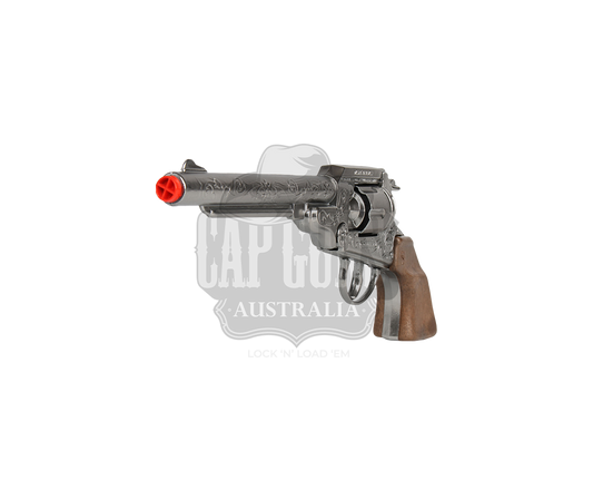 Gonher - Cowboy Colt Revolver 1851 - 8-Shot - Diecast Metal - Brown/Nickel with Box