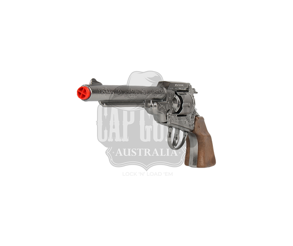 Gonher - Cowboy Colt Revolver 1851 - 8-Shot - Diecast Metal - Brown/Nickel with Box