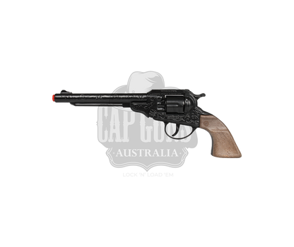 Gonher - Cowboy Colt Revolver 1851 - 8-Shot - Diecast Metal  - Brown/Black with Box