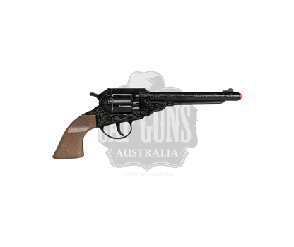 Gonher - Cowboy Colt Revolver 1851 - 8-Shot - Diecast Metal  - Brown/Black with Box