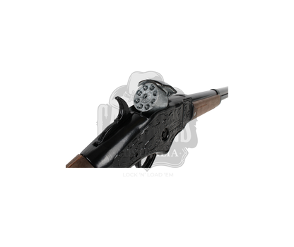 Gonher - Cowboy Winchester Rifle - 8-Shot - 69.5 cm - Diecast Metal - Brown/Black accent and lever action with Box