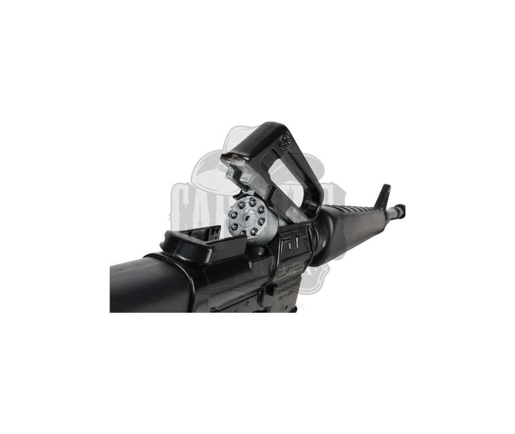 Gonher - M16 Assault Rifle - Diecast Metal - 8-Shot - 72 cm - All Black with Box