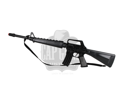 Gonher - M16 Assault Rifle - Diecast Metal - 8-Shot - 72 cm - All Black with Box