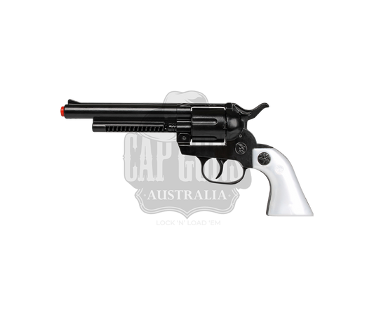 Gonher - Cowboy Revolver - Diecast Colt Peacemaker - 12-Shot -  Pearl/Black