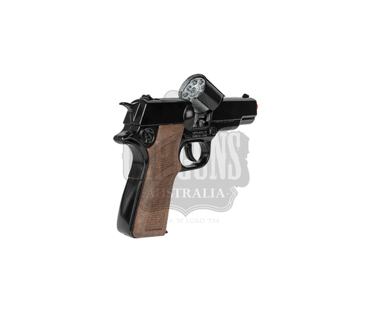 Gonher - Police Pistol - Colt Govt. 1911 Astra 8-Shot - Diecast Metal - Brown/Black with Box
