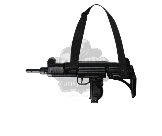 Gonher - Diecast UZI Machine Gun - 12-Shot - Black