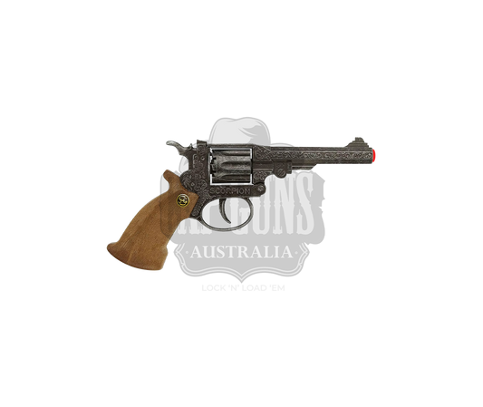 Schroedel - Adams Revolver Scorpion Antique - 8-Shot - Brown/Gray - 22cm with Box
