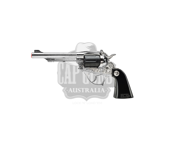 Villa Giocattoli S.R.L - Western Revolver - Arizona Gun Silver - 8-Shot with Box