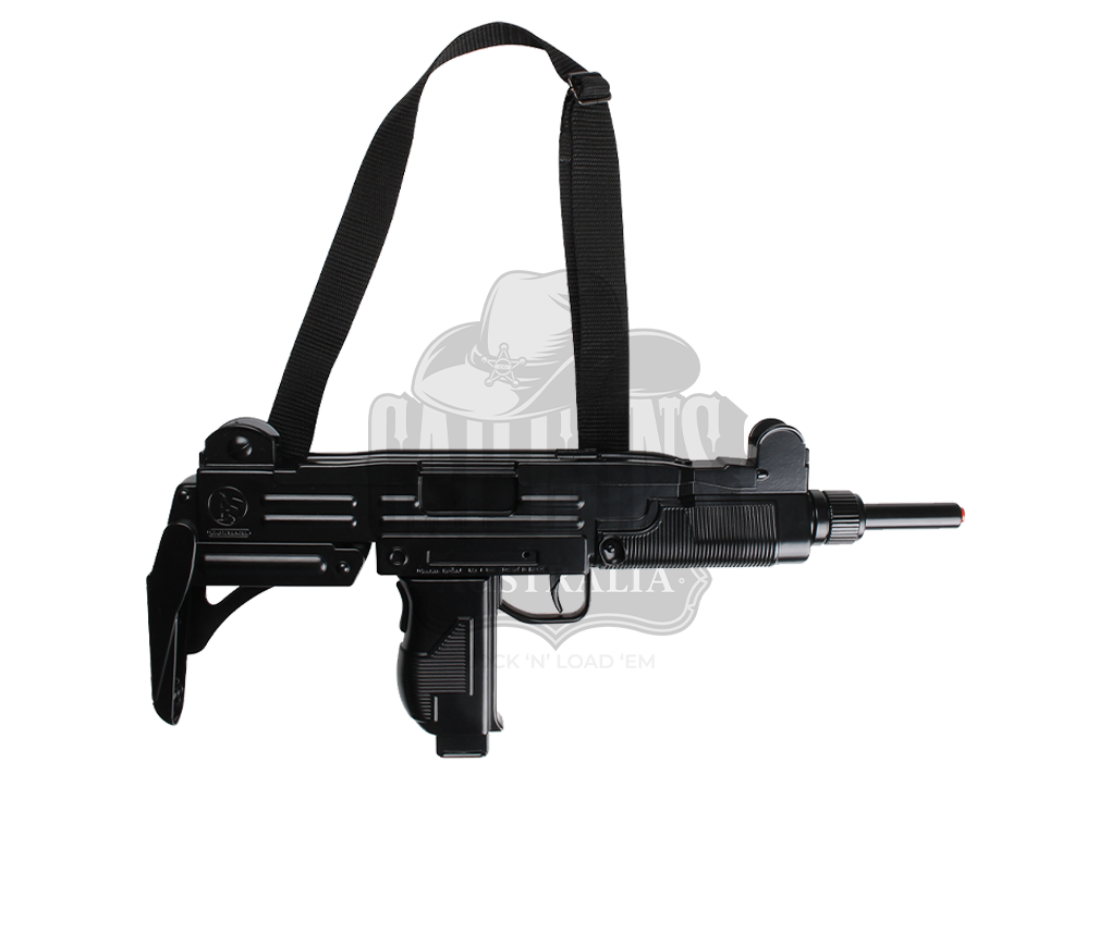 Gonher - Diecast UZI Machine Gun - 12-Shot - Black