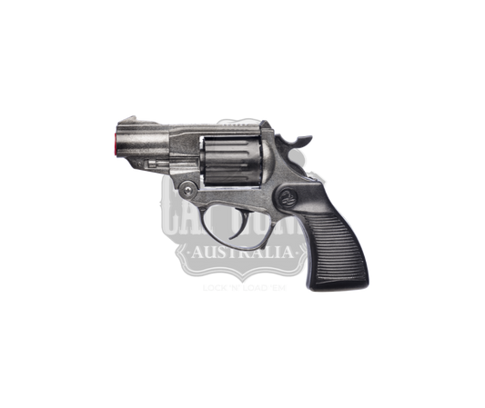 Villa Giocattoli S.R.L - Police Revolver - Falcon Gun Old Metal - 12-shot with Box