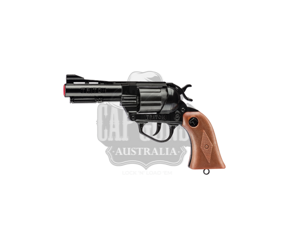 Villa Giocattoli S.R.L - Police Revolver - Triton Gun Black - 12-shot with Box