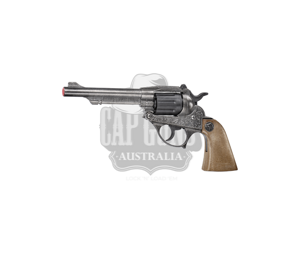 Villa Giocattoli S.R.L - Western Revolver - Alabama Gun Old Metal - 8-Shot with Box