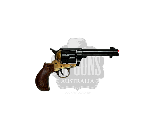 Kolser - Revolver Thunderer Replica - Engraved Imitation Black/ Brass