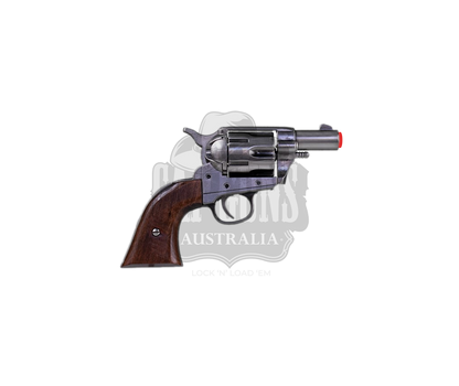 Kolser - Snub Nose Pistol - Wood/Nickel - 19 cm