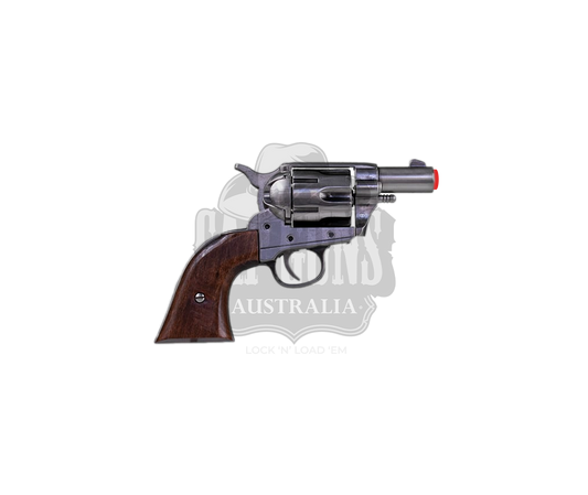 Kolser - Snub Nose Pistol - Wood/Nickel - 19 cm