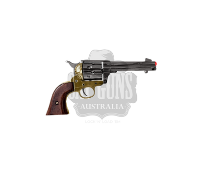 Kolser - Revolver Colt 45 4.75 in Pistol - Fast Draw - Wood/Brass & Nickel