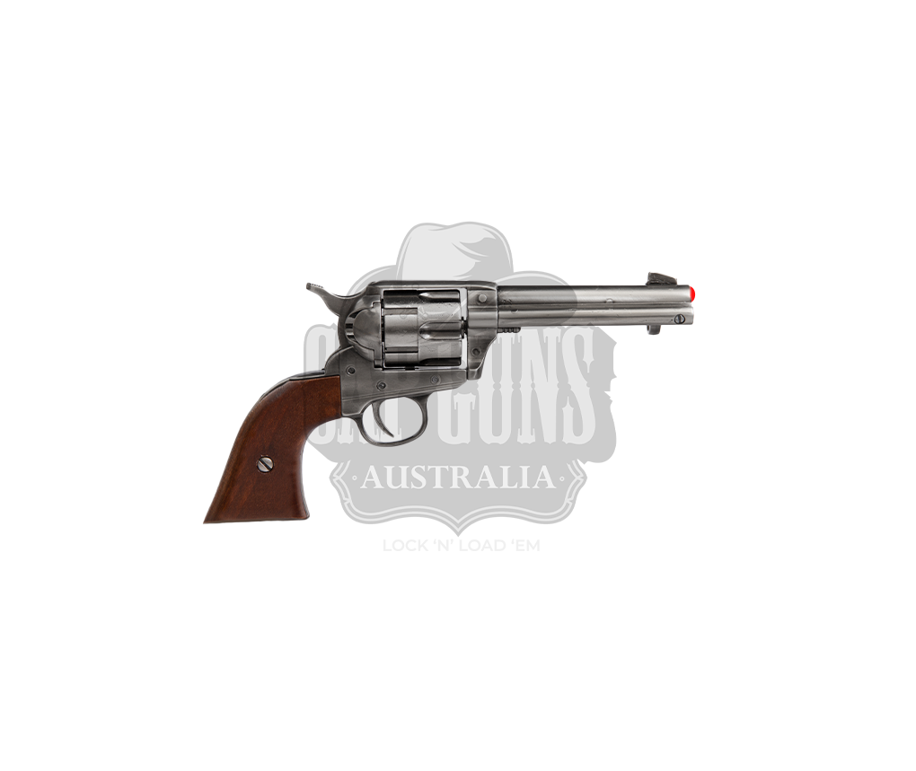 Kolser - Revolver Colt 45 4.75 in Pistol - Fast Draw - Wood/Nickel