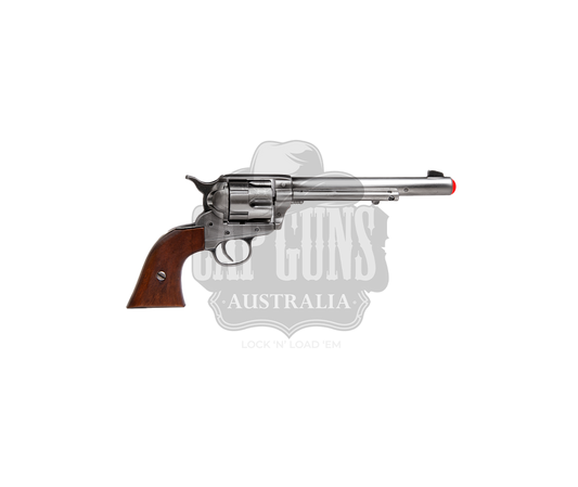 Kolser - Revolver Colt Single Action Usa 1873 Calibre 45 – Polished Nickel Wood