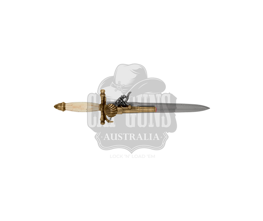Kolser - 18th Century French Dagger Pistol - Curassow - 38 cm