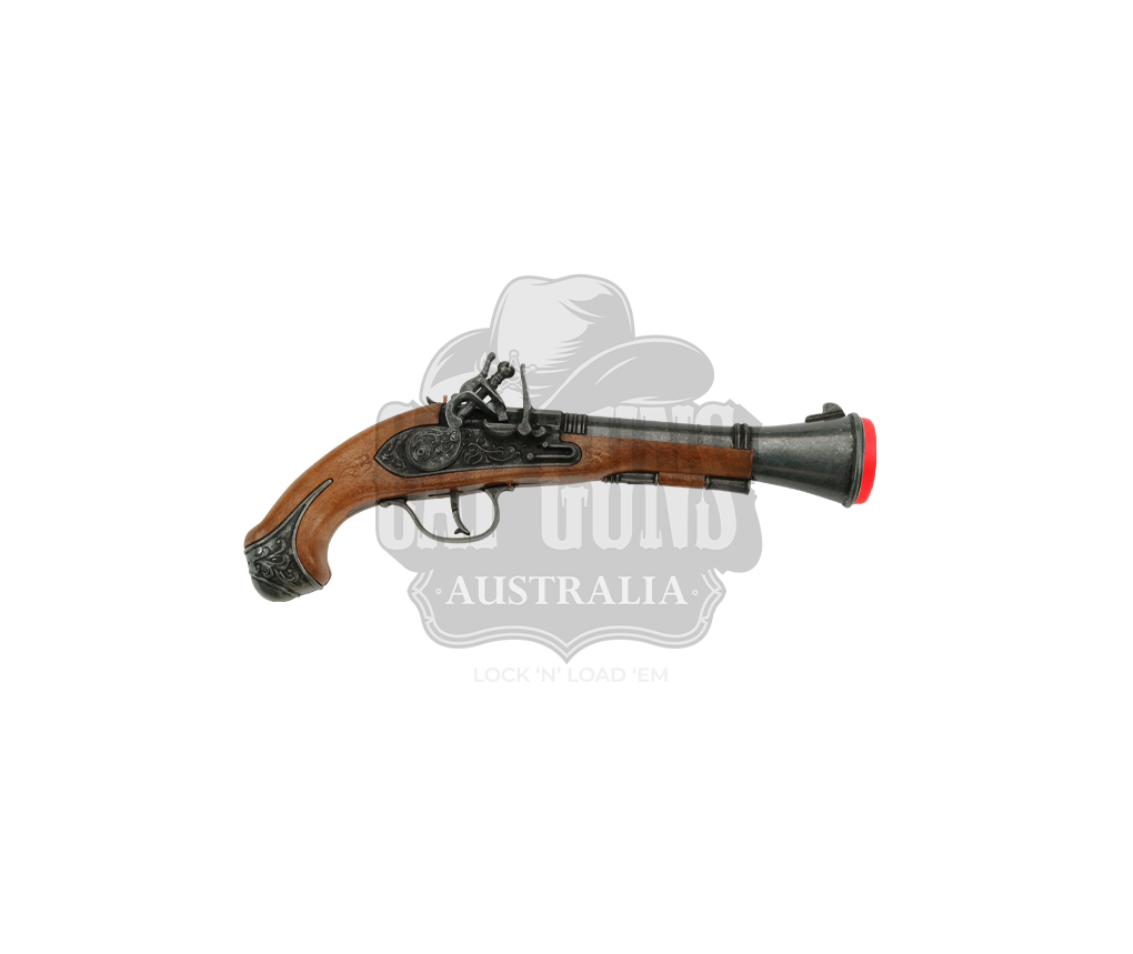 Schroedel - Blunderbuss Pirate 100-Shot Pistol - Brown/Gray - 27 cm